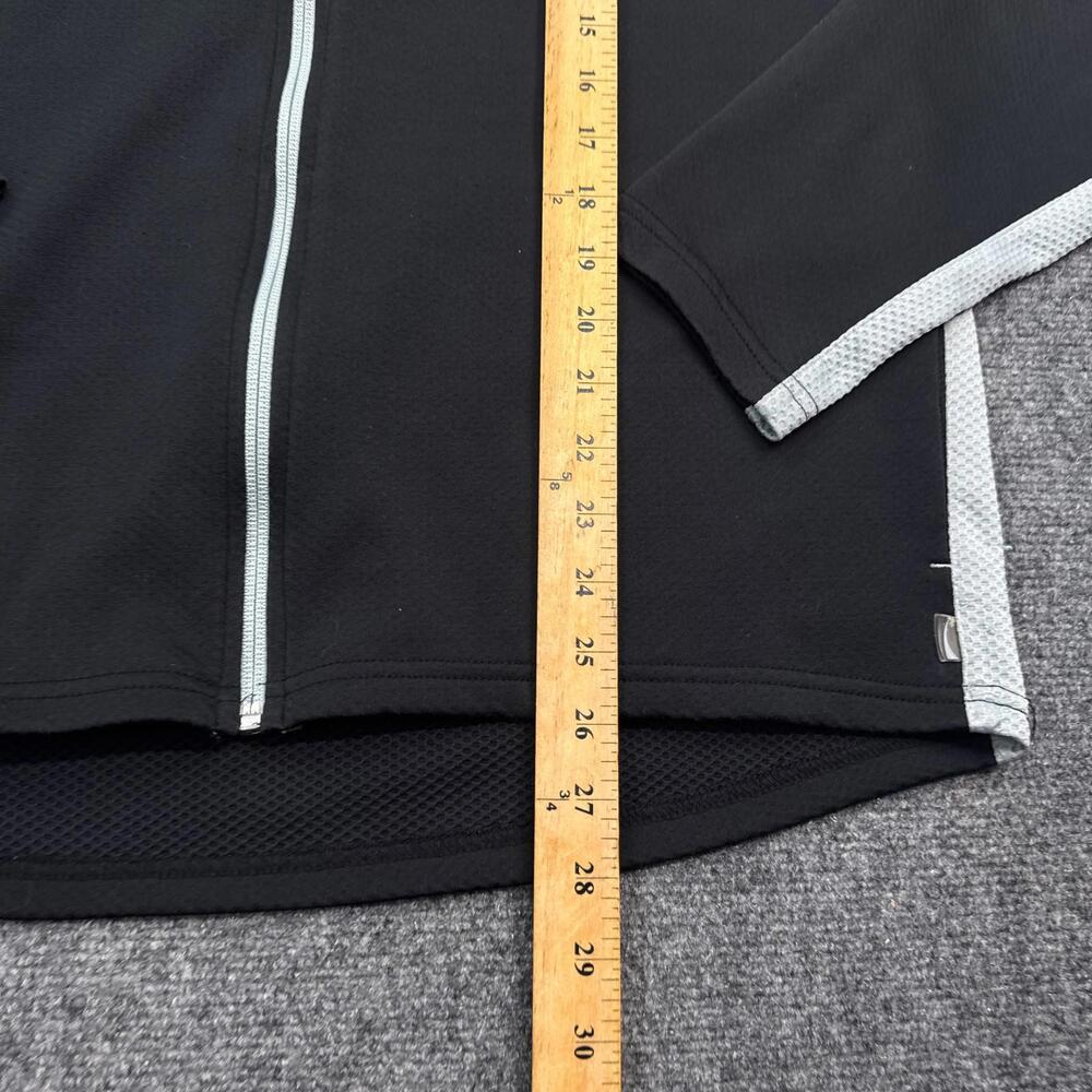 ALO x Nintendo World New York Full Zip Jacket Mens Size Large Black Mock Neck - Picture 13 of 16